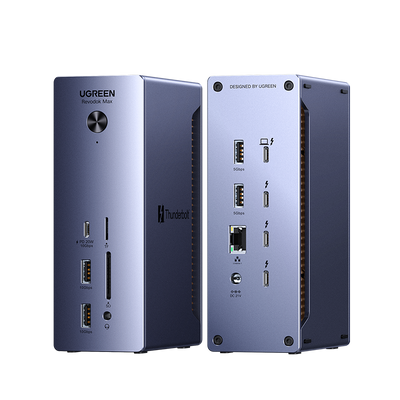 유그린 썬더볼트5 13-in-1 80Gbps 도킹 스테이션