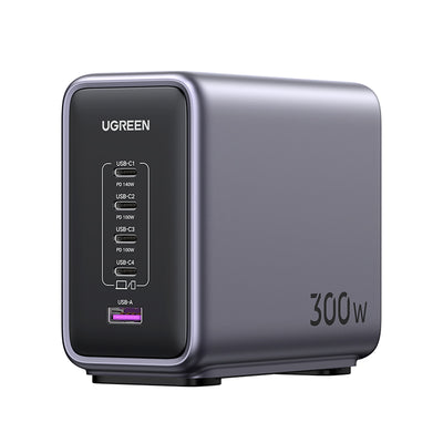유그린 300W 6포트 GaN 데스크톱 고속 충전기